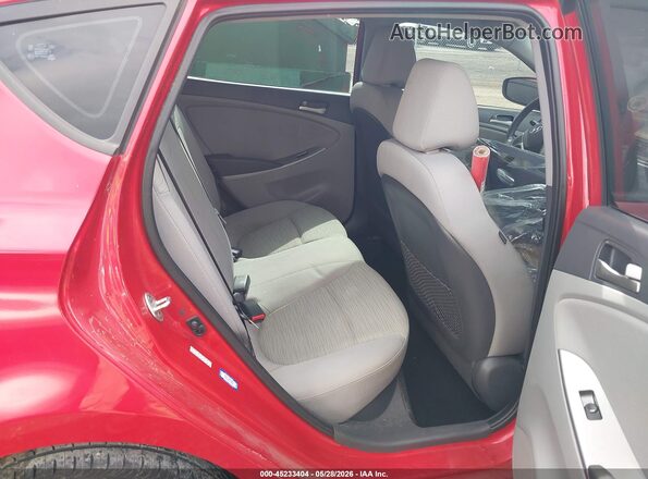 KMHCT5AE2GU267473 2016 HYUNDAI ACCENT Red Vista de la etiqueta del VIN
