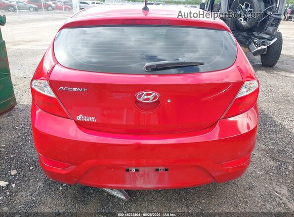 KMHCT5AE2GU267473 2016 HYUNDAI ACCENT Red 
