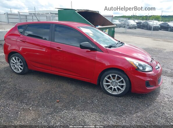 KMHCT5AE2GU267473 2016 HYUNDAI ACCENT Red Vista interior trasera