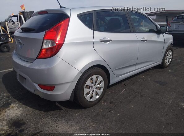 KMHCT5AE2GU291935 2016 HYUNDAI ACCENT Silver Rear right