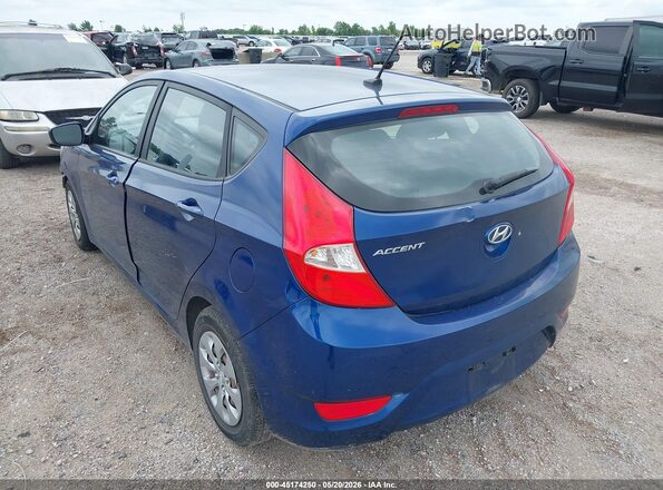 KMHCT5AE2HU301008 2017 HYUNDAI ACCENT Blue Rear left