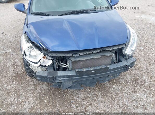 KMHCT5AE2HU301008 2017 HYUNDAI ACCENT Blue Front view