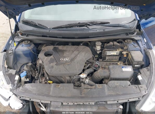 KMHCT5AE2HU301008 2017 HYUNDAI ACCENT Blue Rear view