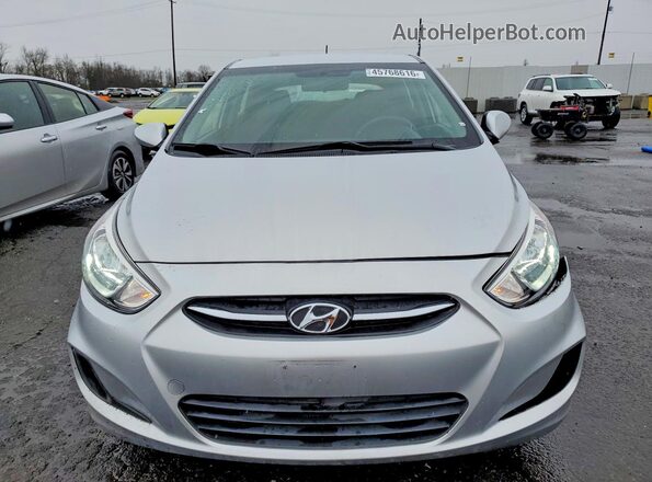 KMHCT5AE2HU327267 2017 HYUNDAI ACCENT Silver Вид спереду