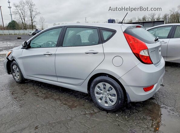 KMHCT5AE2HU327267 2017 HYUNDAI ACCENT Silver Задня ліва чверть