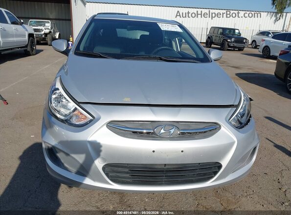 KMHCT5AE2HU349365 2017 HYUNDAI ACCENT Silver Instrument cluster view