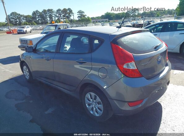 KMHCT5AE3GU257549 2016 HYUNDAI ACCENT Gray Rear left