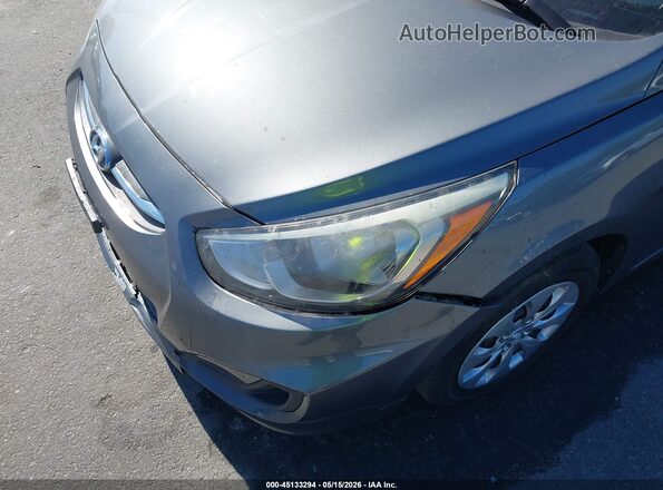 KMHCT5AE3GU257549 2016 HYUNDAI ACCENT Gray Front view