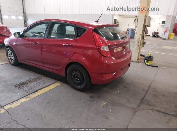 KMHCT5AE4GU260461 2016 HYUNDAI ACCENT Red 