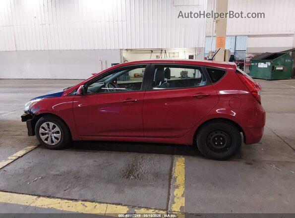 KMHCT5AE4GU260461 2016 HYUNDAI ACCENT Red 