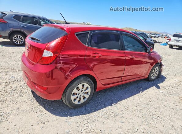 KMHCT5AE4GU261187 2016 HYUNDAI ACCENT Red 