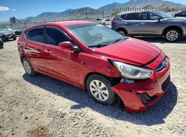 KMHCT5AE4GU261187 2016 HYUNDAI ACCENT Red 