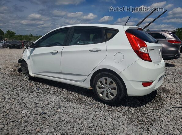 KMHCT5AE5GU272800 2016 HYUNDAI ACCENT White Tył lewy