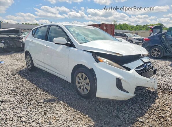 KMHCT5AE5GU272800 2016 HYUNDAI ACCENT White Przód prawy