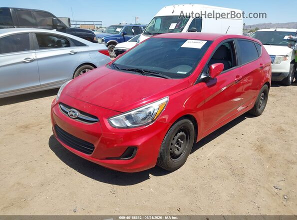 KMHCT5AE7HU311856 2017 HYUNDAI ACCENT Red 