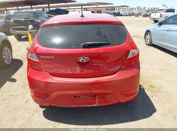 KMHCT5AE7HU311856 2017 HYUNDAI ACCENT Red 