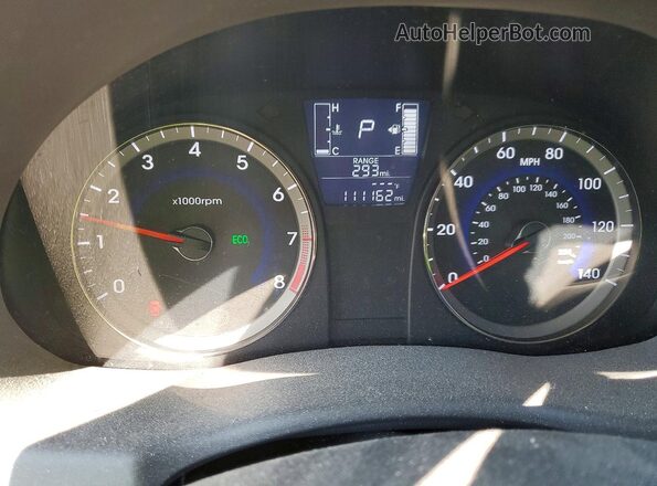 KMHCT5AE8GU266568 2016 HYUNDAI ACCENT Красный Вид щитка приборов