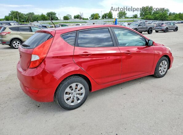 KMHCT5AE8HU307461 2017 HYUNDAI ACCENT Red Tył prawy