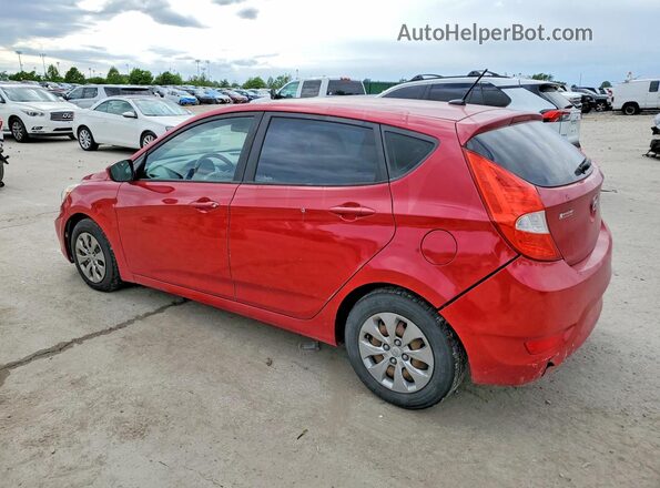 KMHCT5AE8HU307461 2017 HYUNDAI ACCENT Red Tył lewy
