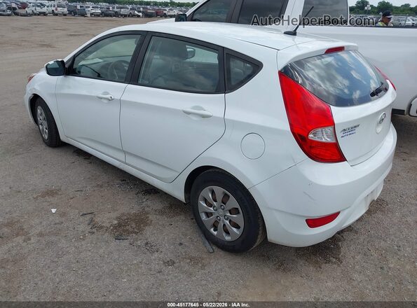 KMHCT5AE8HU315592 2017 HYUNDAI ACCENT White Задня ліва чверть