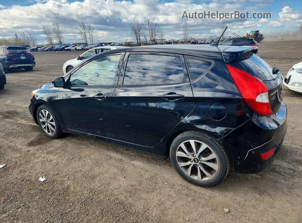 KMHCU5AE2GU249259 2016 HYUNDAI ACCENT Black Tył lewy