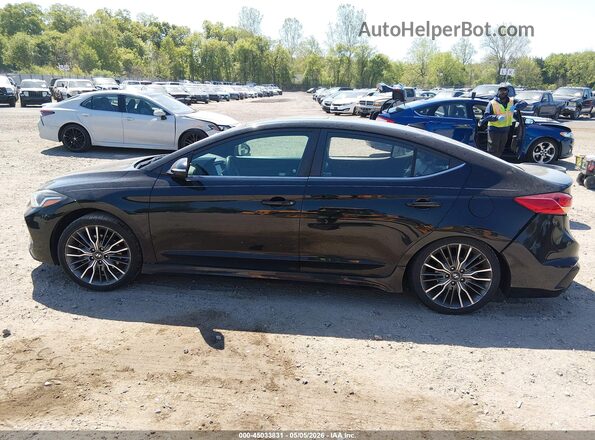 KMHD04LB0JU724279 2018 HYUNDAI ELANTRA Black 
