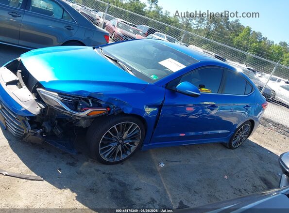 KMHD04LB2HU332446 2017 HYUNDAI ELANTRA Blue 360 interior view