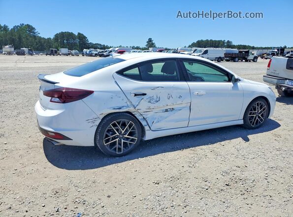 KMHD04LB2LU056357 2020 HYUNDAI ELANTRA White Tył prawy