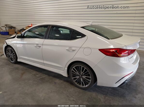 KMHD04LB3JU450706 2018 HYUNDAI ELANTRA White უკანა მარცხენა