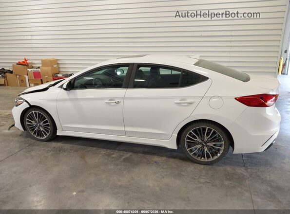 KMHD04LB3JU450706 2018 HYUNDAI ELANTRA White სალონის 360-გრადუსიანი ხედი