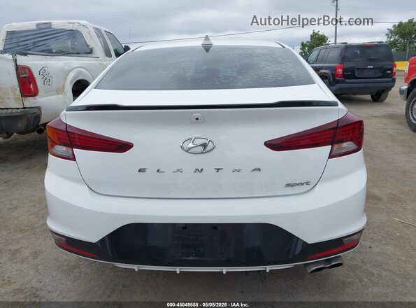 KMHD04LB4KU861310 2019 HYUNDAI ELANTRA White 