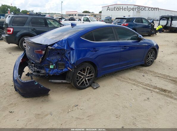 KMHD04LB4LU993615 2020 HYUNDAI ELANTRA Blue 