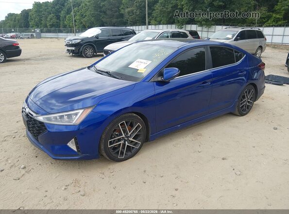 KMHD04LB4LU993615 2020 HYUNDAI ELANTRA Blue 