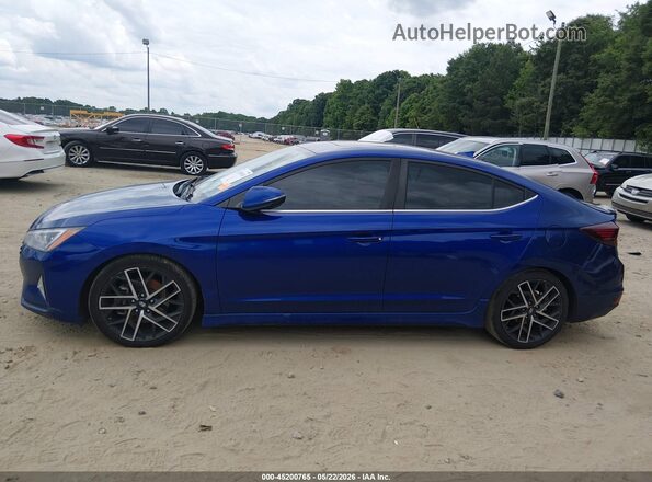 KMHD04LB4LU993615 2020 HYUNDAI ELANTRA Blue 