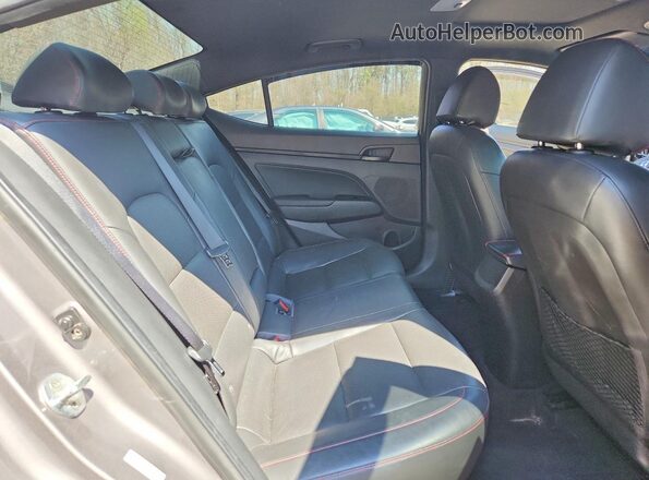 KMHD04LB6LU070584 2020 HYUNDAI ELANTRA Серый Вид задних сидений