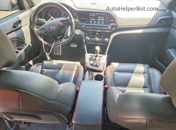 KMHD04LB6LU070584 2020 HYUNDAI ELANTRA Серый Вид панели приборов