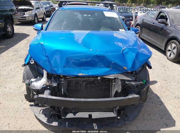 KMHD04LB7JU451826 2018 HYUNDAI ELANTRA Синий Вид спереди