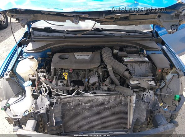KMHD04LB7JU451826 2018 HYUNDAI ELANTRA Синий Вид сзади