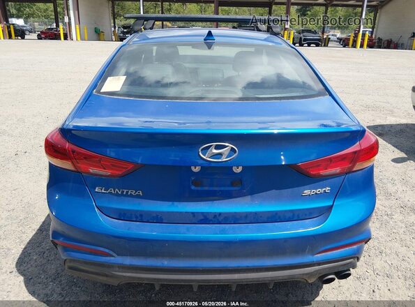 KMHD04LB7JU451826 2018 HYUNDAI ELANTRA Синий 