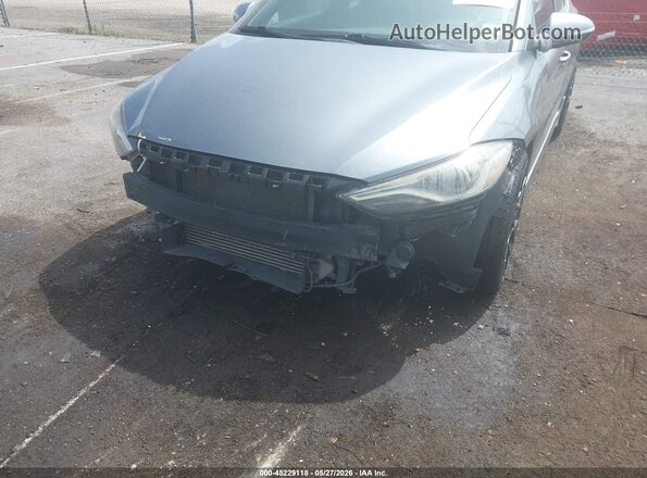 KMHD04LB7JU563400 2018 HYUNDAI ELANTRA Gray Դիմացի տեսք