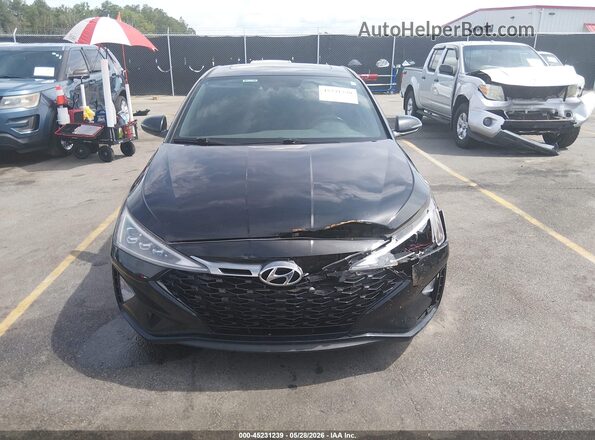 KMHD04LB7LU020678 2020 HYUNDAI ELANTRA Black Սարքավորումների վահանակի տեսք