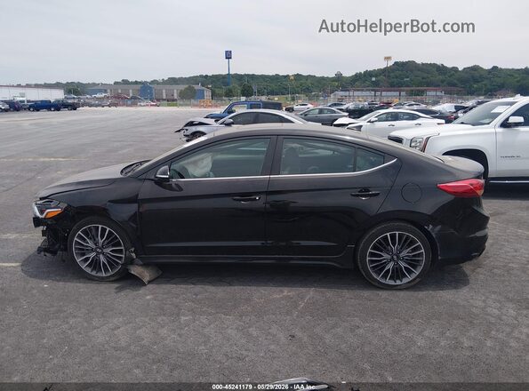 KMHD04LB8JU724403 2018 HYUNDAI ELANTRA Black 