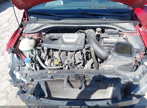 KMHD04LBXJU477160 2018 HYUNDAI ELANTRA Red Вид ззаду