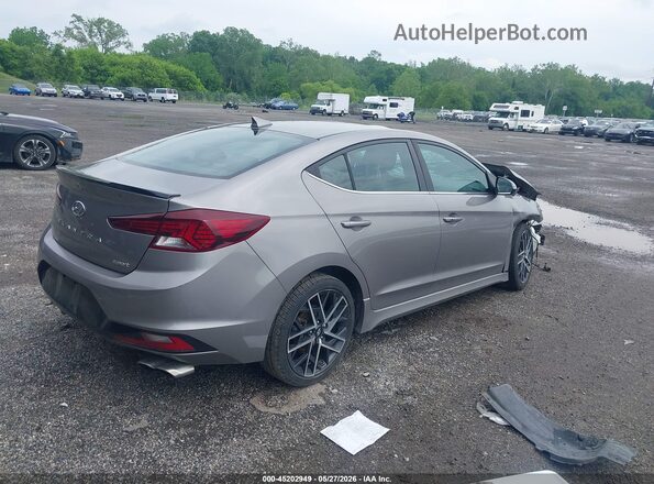 KMHD04LBXLU084441 2020 HYUNDAI ELANTRA Gray Հետևի աջ