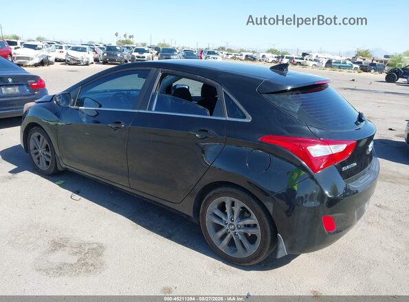 KMHD35LH0GU263904 2016 HYUNDAI ELANTRA GT Black უკანა მარცხენა