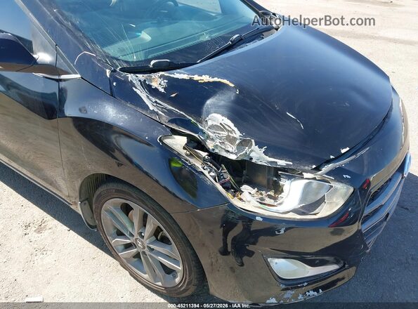 KMHD35LH0GU263904 2016 HYUNDAI ELANTRA GT Black წინა ხედი