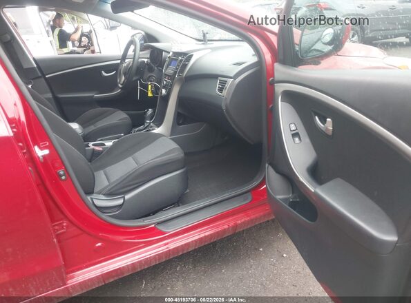 KMHD35LH0HU377094 2017 HYUNDAI ELANTRA GT Red Front interior view