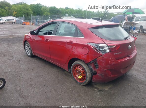 KMHD35LH0HU377094 2017 HYUNDAI ELANTRA GT Red Rear left