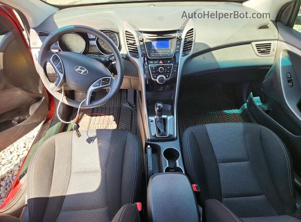 KMHD35LH3HU383052 2017 HYUNDAI ELANTRA Red 
