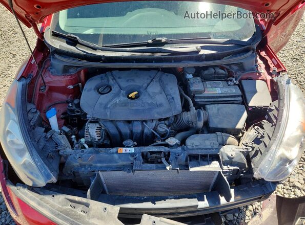 KMHD35LH3HU383052 2017 HYUNDAI ELANTRA Red 